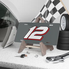 ARK Racing Number 12 Vanity Plate