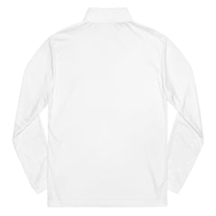ARK Adidas White Quarter zip pullover